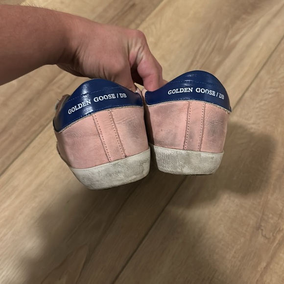 Golden Goose Superstar Colorblock Leather Sneakers Pink size 37 - Picture 5 of 8